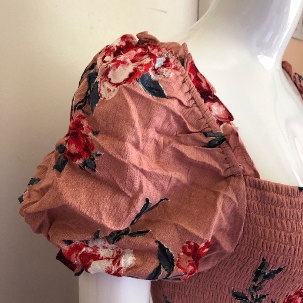 BAND OF GYPSIES Floral Boho Mini Dress.Size M - Picture 13 of 16